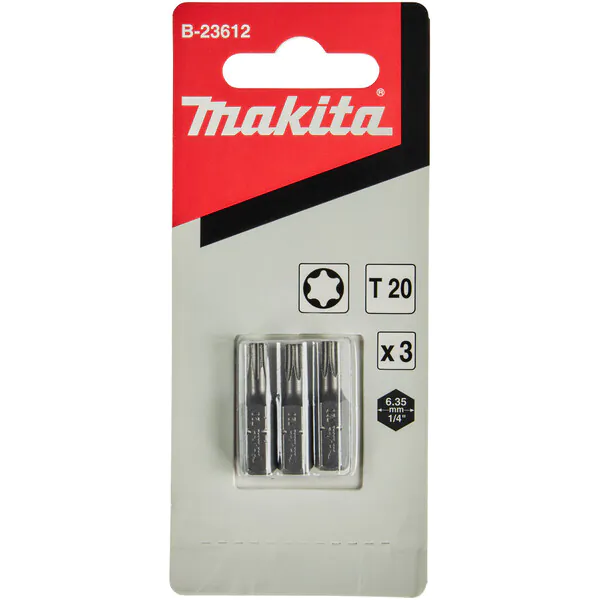 Бита Makita C-form T20*25мм (3шт) B-23612