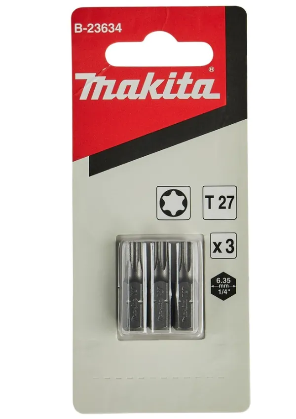 Бита Makita C-form T27*25мм  3шт  B-23634