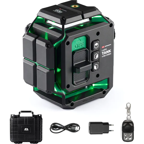 Нивелир лазерный ADA LaserTANK 4-360 GREEN Basic Edition А00631