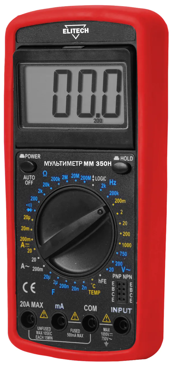 Мультиметр Elitech ММ 350Н 204883