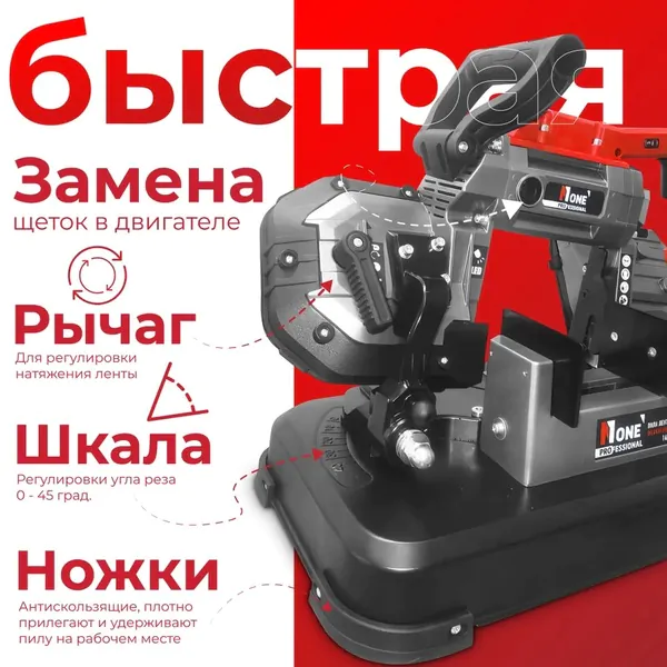 Ленточная пила по металлу №1 NCM1400-PRO