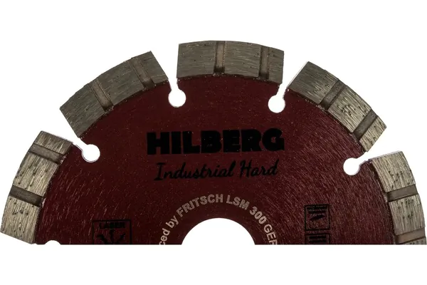 Диск алмазный Hilberg Industrial Hard Turbo Segment 125*10*22.23мм HI802