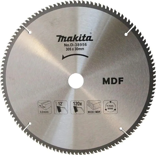 Диск пильный по дереву Makita 305*30/15,88*3,2/2,2*120T D-38956