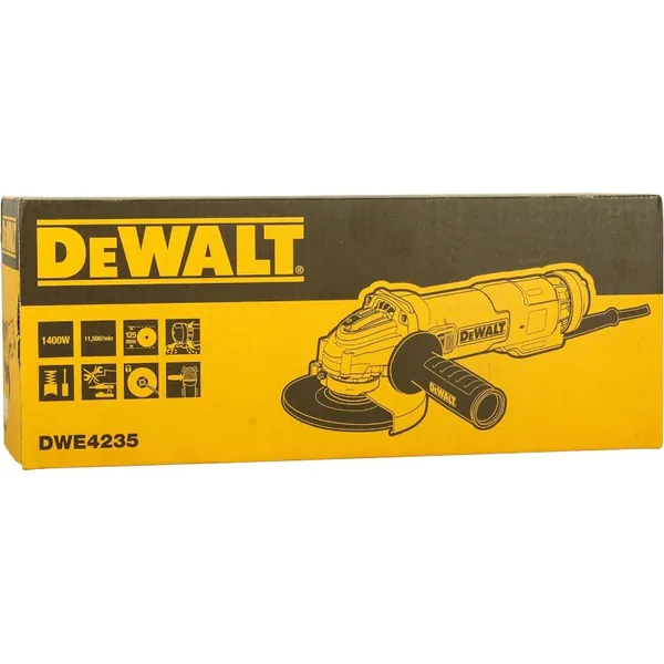 Угловая шлифовальная машина DeWalt DWE4235 1400 Вт