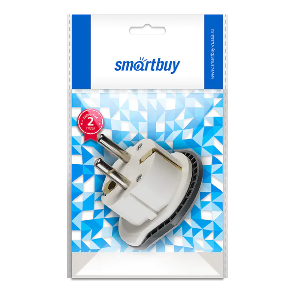 Универсальный переходник Smartbuy белый 16А 250В SBE-16-S06-w