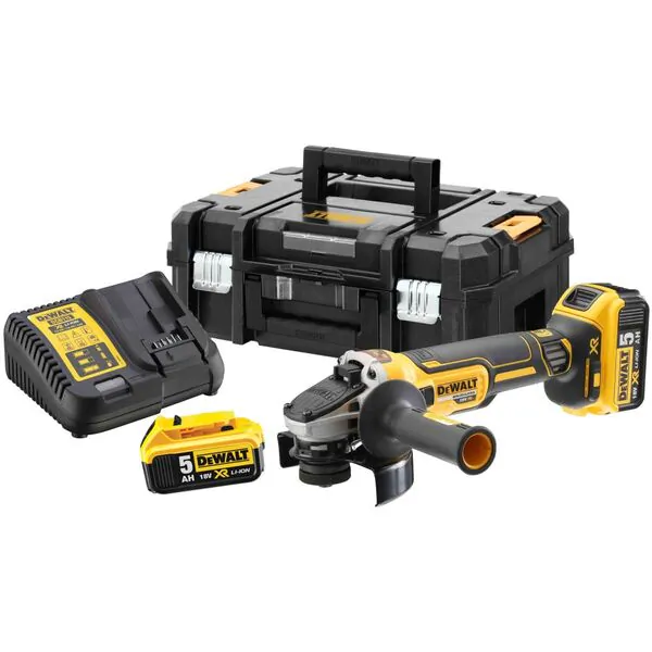 Аккумуляторная угловая шлифовальная машина DeWalt DCG405P2-QW