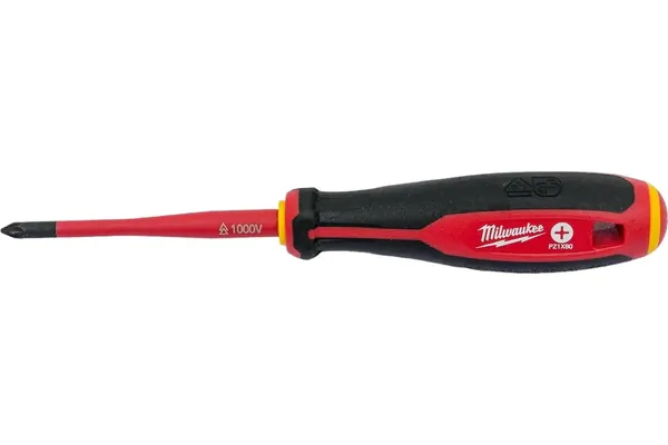 Отвертка диэлектрическая Milwaukee PZ1*80мм 4932478725