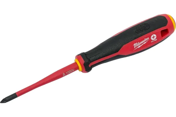 Отвертка диэлектрическая Milwaukee PZ1*80мм 4932478725