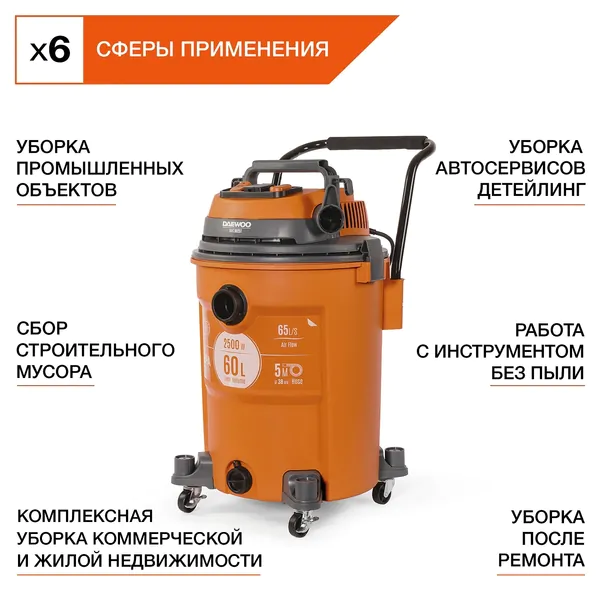 Пылесос DAEWOO DAVC 6025S