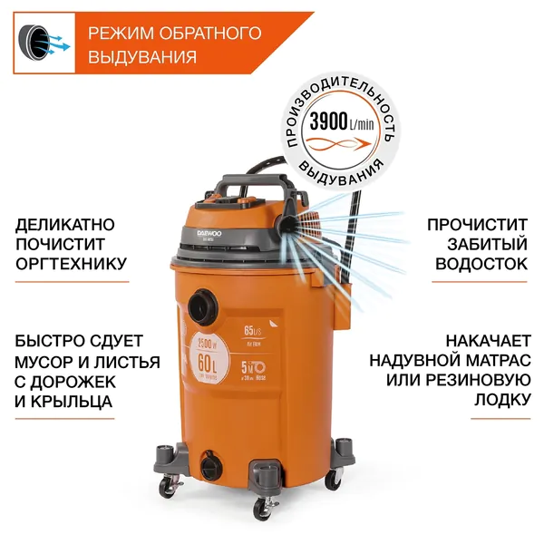 Пылесос DAEWOO DAVC 6025S