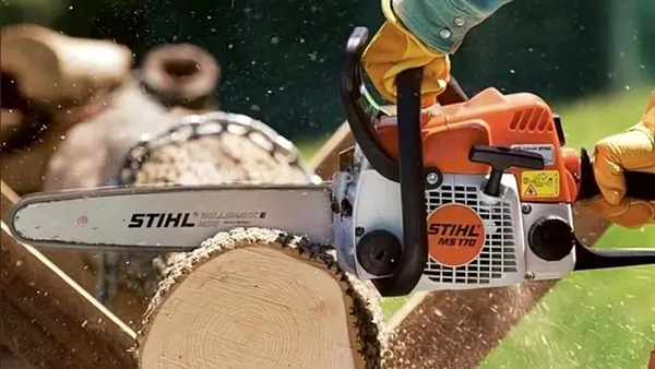 Пила цепная бензиновая Stihl MS 170, шина R 40см цепь 1130-012-3002+подарок