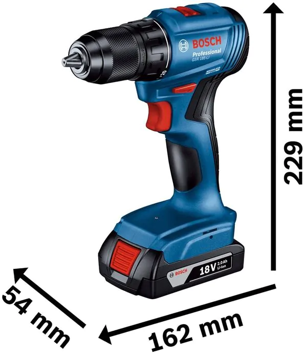 Аккумуляторная дрель-шуруповерт Bosch GSR 185Li 06019K30F0