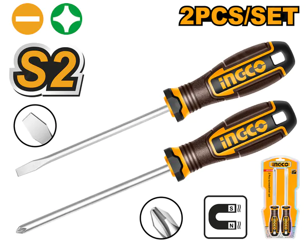 Набор отверток INGCO Industrial 2шт HKSDS0228