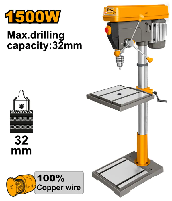 Сверлильный станок INGCO DP3211005 INDUSTRIAL 1500 Вт