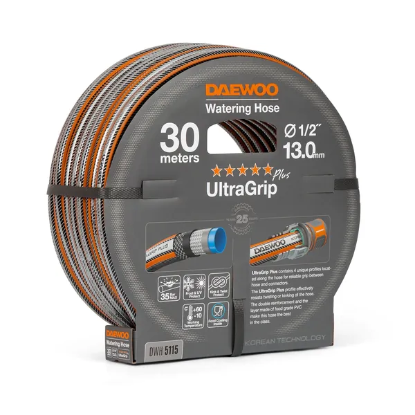 Шланг Daewoo UltraGrip 1/2' 30м 6слоев DWH 5115