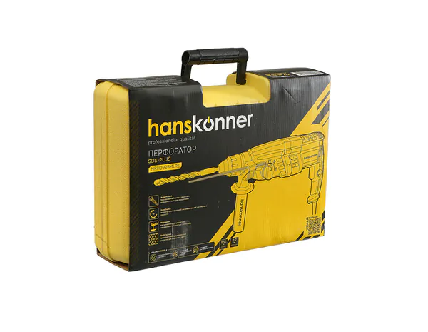 Перфоратор Hanskonner HRH0928MLRE 850Вт, 28мм, кейс