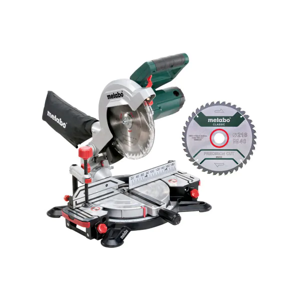 Пила торцовочная Metabo KS 216 M Lasercut + пильный диск 690874000