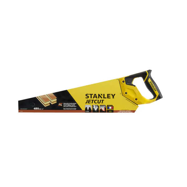 Ножовка по дереву Stanley Jet-Cut Lamin 11*450мм 2-20-180