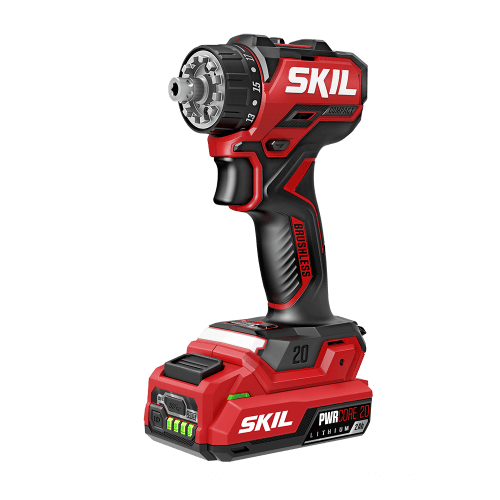 Аккумуляторная дрель-шуруповерт SKIL QD6293 с 4-мя насадками, 2 АКБ 2Ач +ЗУ QD6293SE10