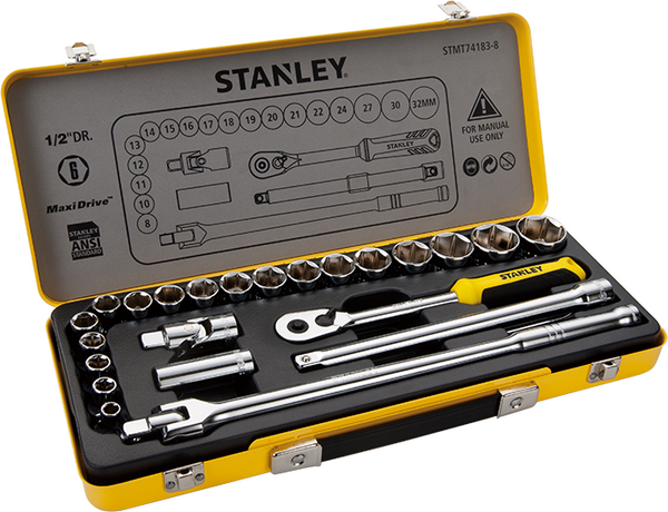 Набор инструмента Stanley 1/2" 24 предмета STMT74183-8