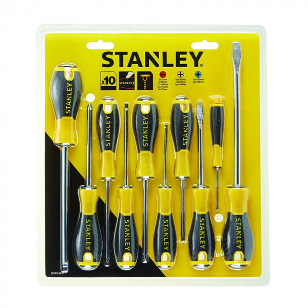 набор отверток 6 предметов essential stanley stht0 60209 Набор отверток Stanley Essential 10шт STHT0-60211