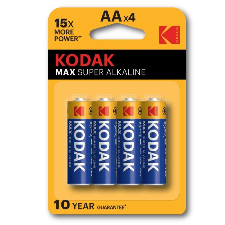 Батарейка Kodak Max LR6-4BL Б0005120 батарейка kodak max lr6 12bl