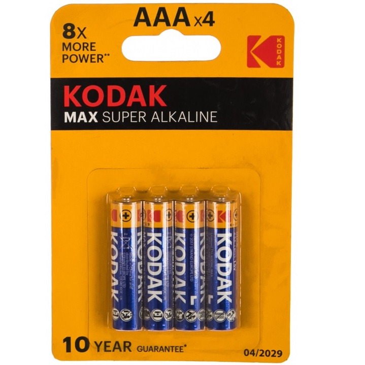 цена Батарейка Kodak Max LR03-4BL Б0005124