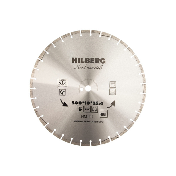 Диск алмазный Hilberg Hard Materials Laser 500*25,4мм HM111