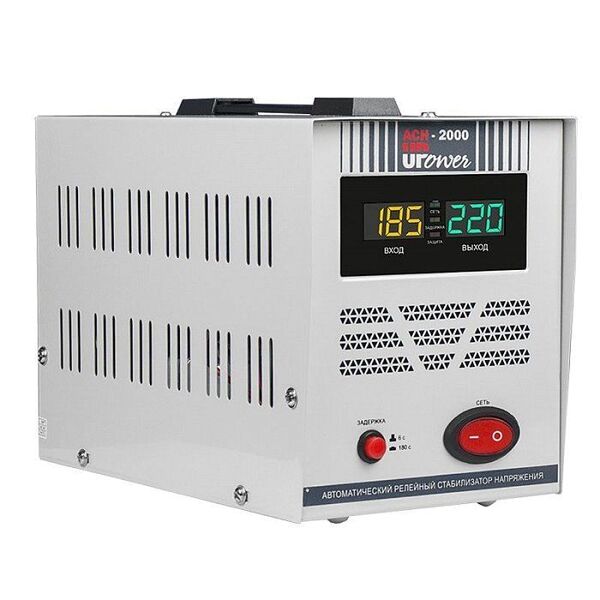 Стабилизатор напряжения Upower АСН-2000 с цифровым дисплеем Е0101-0012