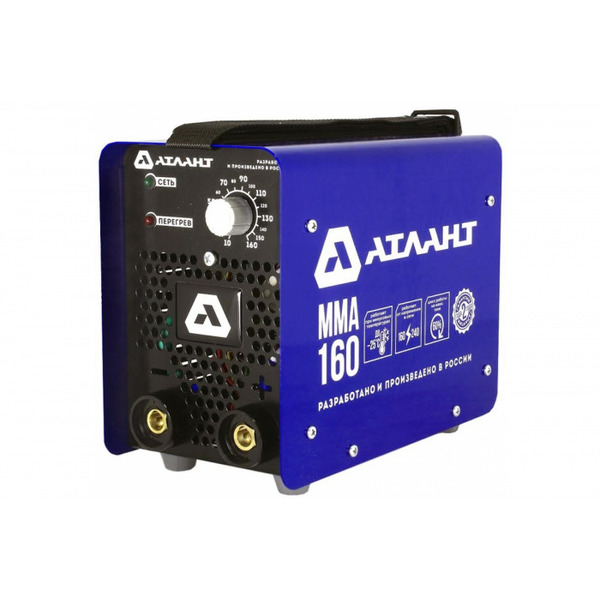 Сварочный инвертор Атлант MMA-160 TDH ATL MMA160 сварочный кабель кг 1х16 атлант tdh atl c16 500 см