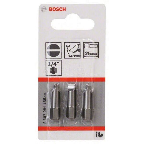 Бита Bosch 3 25мм S 1.2х6.5 XH 2607001466