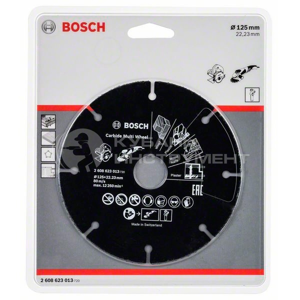 Диск алмазный Bosch 125*1*22,2мм 2608623013