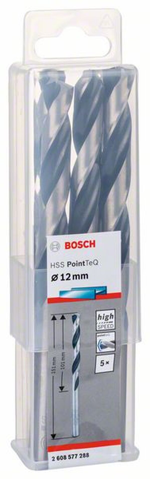 Сверло по металлу Bosch PointTeQ 12.0мм 2608577288