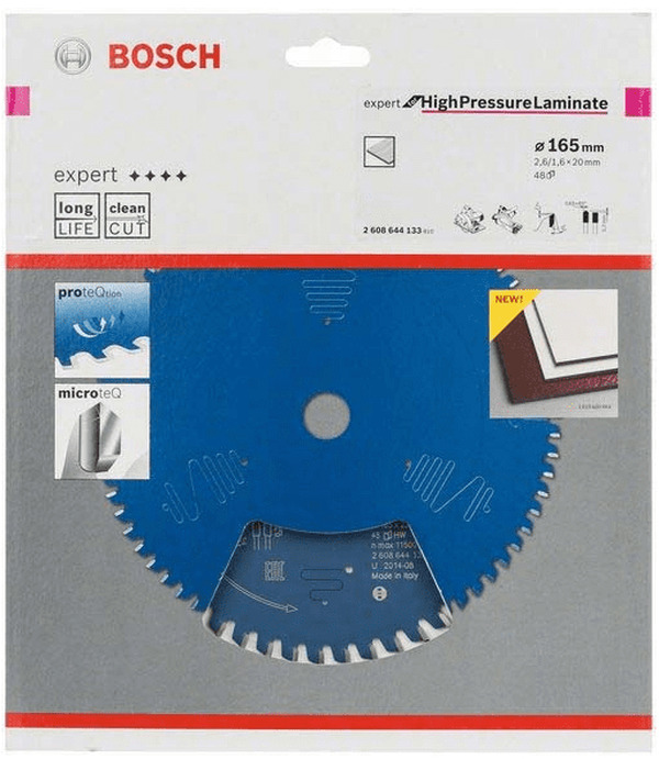 Диск пильный по ламинату Bosch 165*20*48T 2608644133