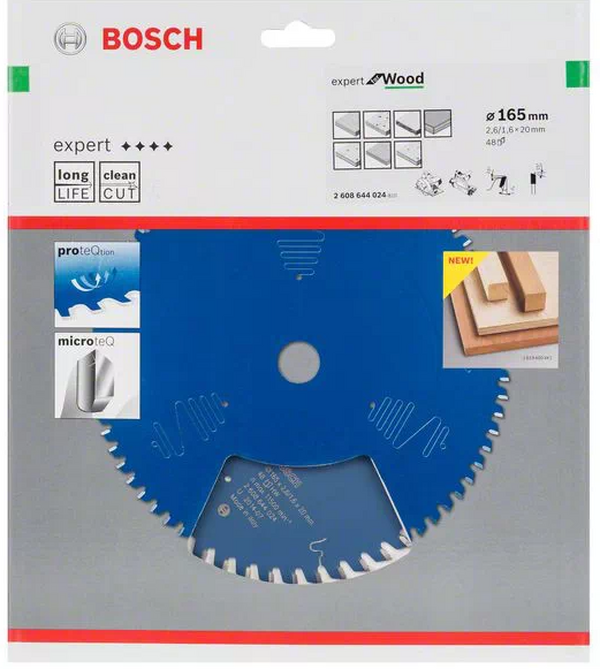 Диск пильный Bosch EXP WO 165*20*48T 2608644024
