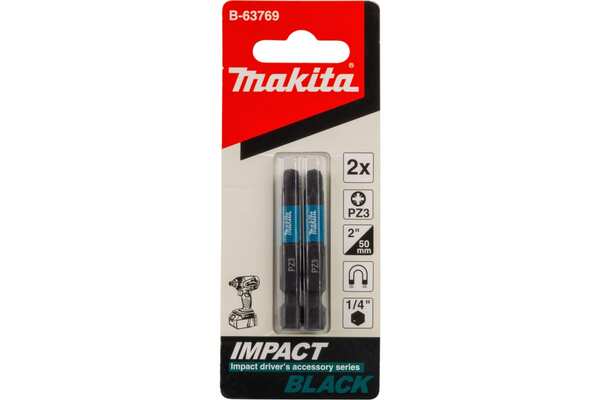 Насадка Makita Impact Black PZ3 50мм E-form (MZ) 2шт B-63769