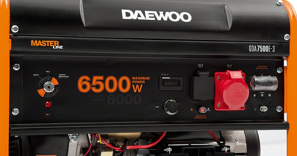 Генератор бензиновый Daewoo GDA 7500E-3