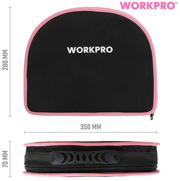 Набор инструментов WorkPro Pink 103 пред.  WP206818