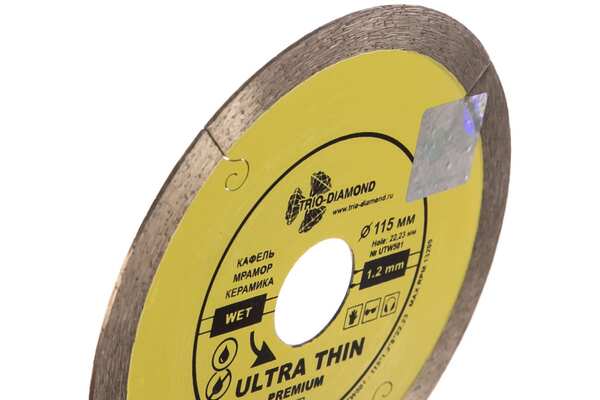 Диск алмазный Trio Diamond Ultra Thin Hot Press 115*8*22мм UTW501