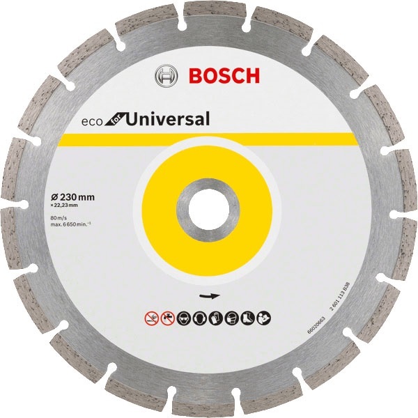 Диск алмазный Bosch ECO Universal 230*22,23мм (10шт) 2608615044
