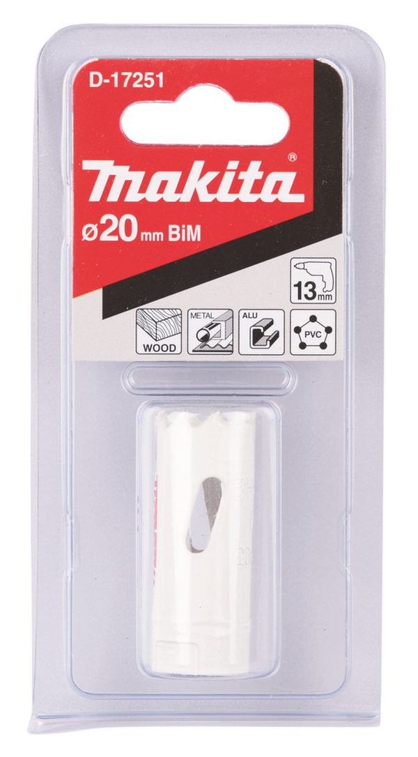 Коронка биметаллическая Makita 20мм D-17251