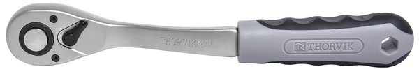 Трещоточная рукоятка Thorvik изогнутой формы 1/4"DR, 72зубца S1R272 54087