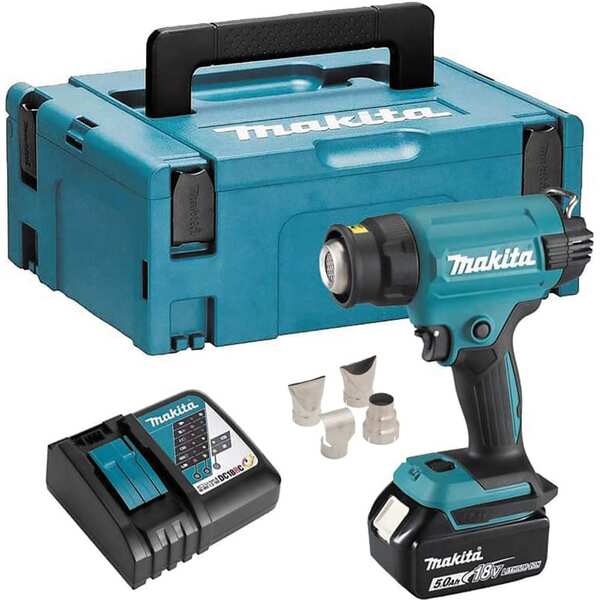 Аккумуляторный фен Makita DHG181RT1J 1*5Ач