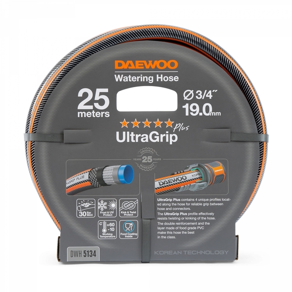 Шланг Daewoo UltraGrip 3/4&#039; 25м 6 слоев DWH 5134 Вид№2